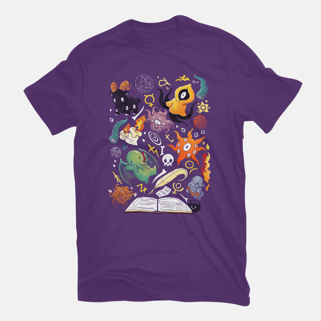 Demons-womens fitted tee-Vallina84