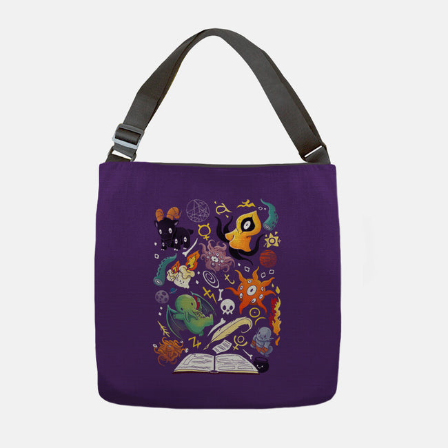 Demons-none adjustable tote bag-Vallina84