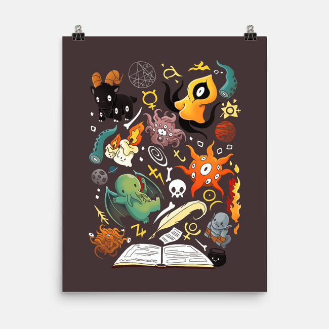 Demons-none matte poster-Vallina84