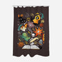 Demons-none polyester shower curtain-Vallina84