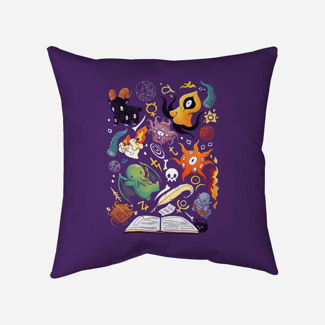 Demons-none removable cover w insert throw pillow-Vallina84