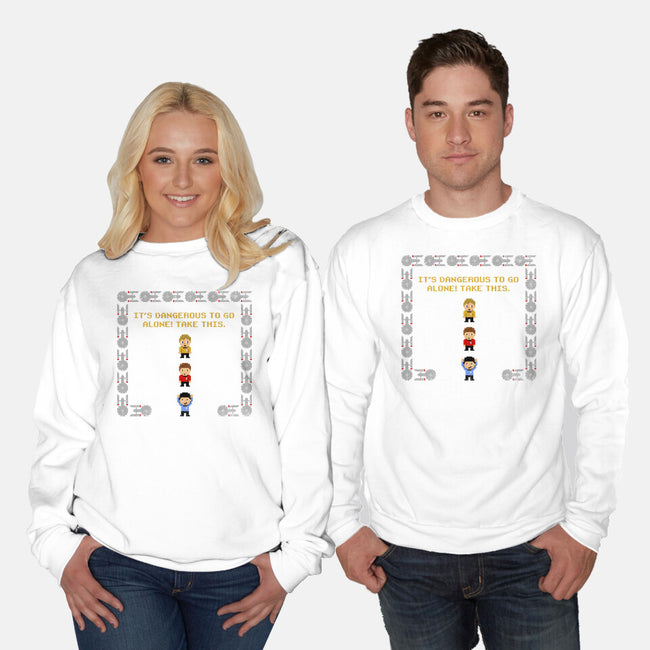Take This Red Shirt Guy-unisex crew neck sweatshirt-kg07