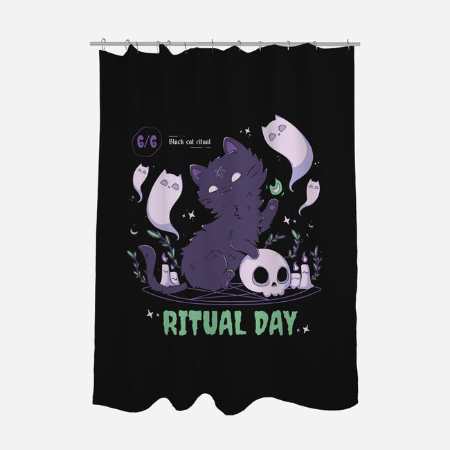 Ritual Day-none polyester shower curtain-yumie
