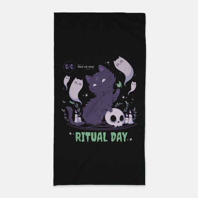 Ritual Day-none beach towel-yumie