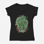 Three Sword Style-womens v-neck tee-Imu Studio