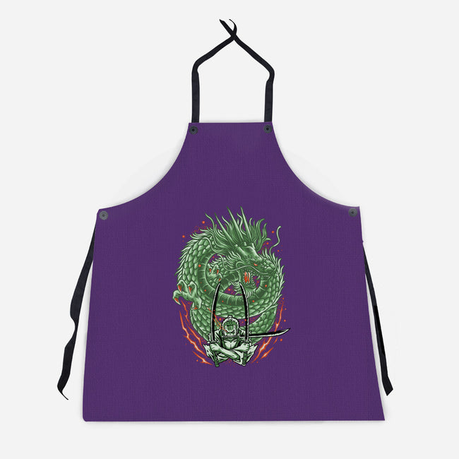 Three Sword Style-unisex kitchen apron-Imu Studio