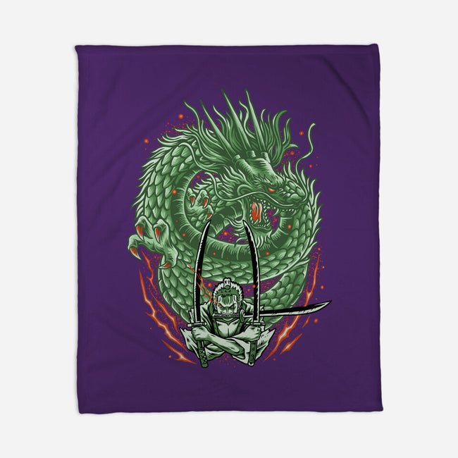 Three Sword Style-none fleece blanket-Imu Studio