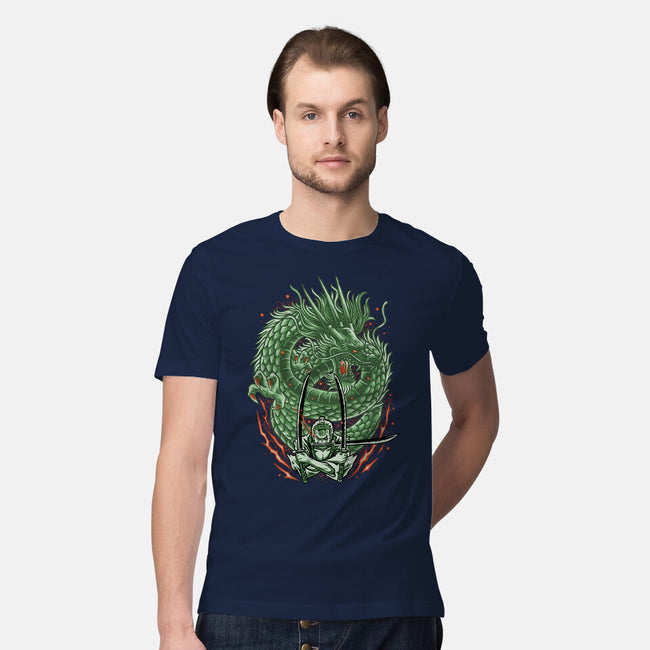 Three Sword Style-mens premium tee-Imu Studio