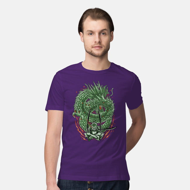 Three Sword Style-mens premium tee-Imu Studio