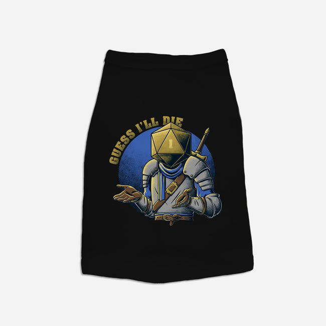 RPG Guess I'll Die-dog basic pet tank-The Inked Smith