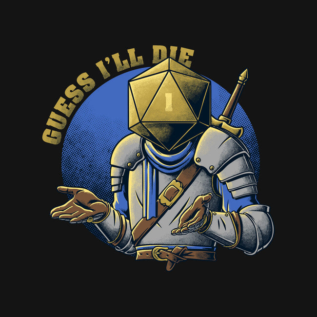 RPG Guess I'll Die-none stretched canvas-The Inked Smith