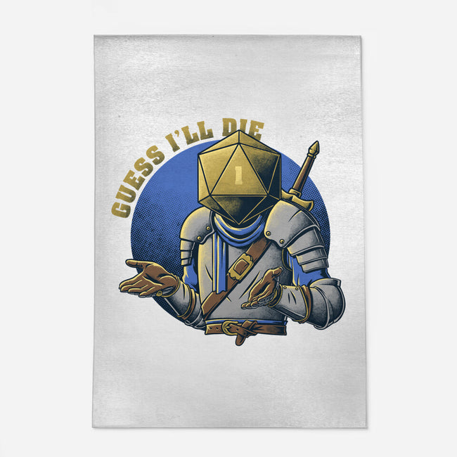 RPG Guess I'll Die-none indoor rug-The Inked Smith