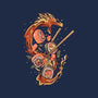 Sushi Roll Dragon-womens basic tee-daizzystudio