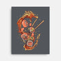 Sushi Roll Dragon-none stretched canvas-daizzystudio