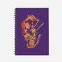 Sushi Roll Dragon-none dot grid notebook-daizzystudio