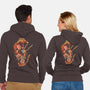 Sushi Roll Dragon-unisex zip-up sweatshirt-daizzystudio