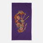 Sushi Roll Dragon-none beach towel-daizzystudio