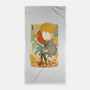 Musha-e Denji-none beach towel-hypertwenty