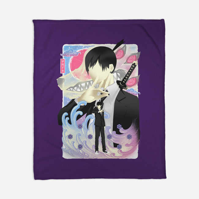 Musha-e Aki-none fleece blanket-hypertwenty