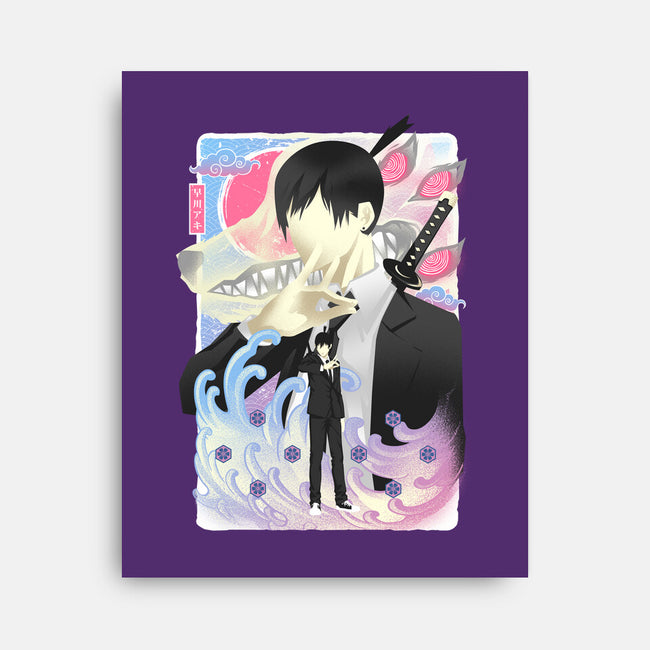 Musha-e Aki-none stretched canvas-hypertwenty
