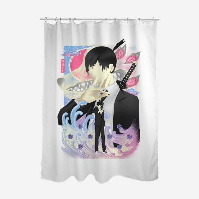 Musha-e Aki-none polyester shower curtain-hypertwenty