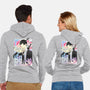 Musha-e Aki-unisex zip-up sweatshirt-hypertwenty