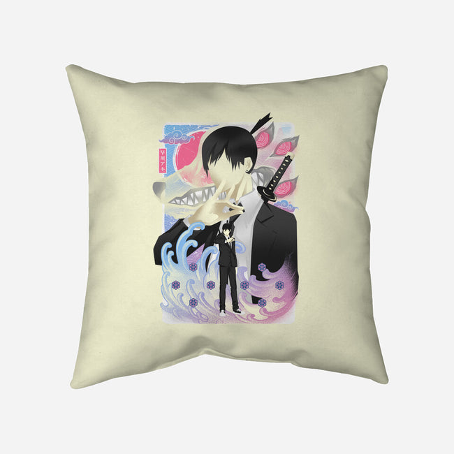 Musha-e Aki-none removable cover w insert throw pillow-hypertwenty