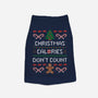 Christmas Calories Don't Count-cat basic pet tank-eduely
