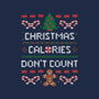 Christmas Calories Don't Count-none fleece blanket-eduely