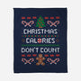 Christmas Calories Don't Count-none fleece blanket-eduely