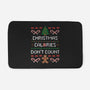 Christmas Calories Don't Count-none memory foam bath mat-eduely