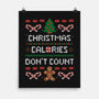 Christmas Calories Don't Count-none matte poster-eduely