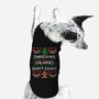 Christmas Calories Don't Count-dog basic pet tank-eduely