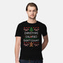 Christmas Calories Don't Count-mens premium tee-eduely