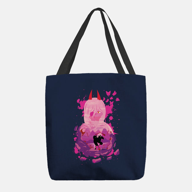 The Blood Devil-none basic tote bag-SwensonaDesigns