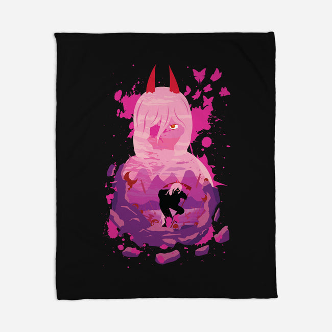 The Blood Devil-none fleece blanket-SwensonaDesigns