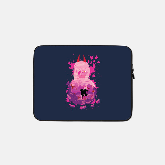 The Blood Devil-none zippered laptop sleeve-SwensonaDesigns