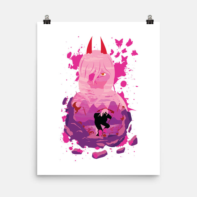 The Blood Devil-none matte poster-SwensonaDesigns