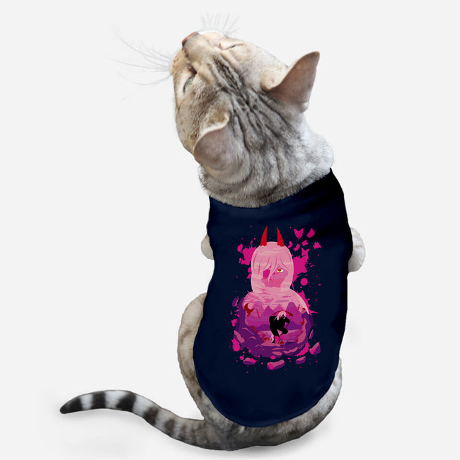 The Blood Devil-cat basic pet tank-SwensonaDesigns