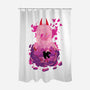 The Blood Devil-none polyester shower curtain-SwensonaDesigns