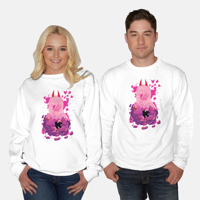The Blood Devil-unisex crew neck sweatshirt-SwensonaDesigns