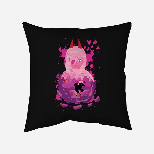 The Blood Devil-none removable cover w insert throw pillow-SwensonaDesigns