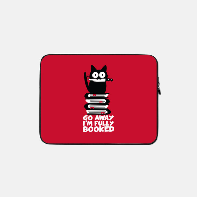 Fully Booked-none zippered laptop sleeve-Xentee