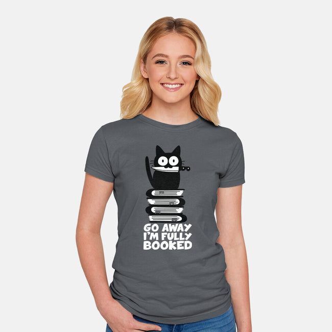 Fully Booked-womens fitted tee-Xentee