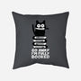 Fully Booked-none removable cover w insert throw pillow-Xentee