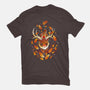 Magic Reindeer-womens basic tee-Vallina84