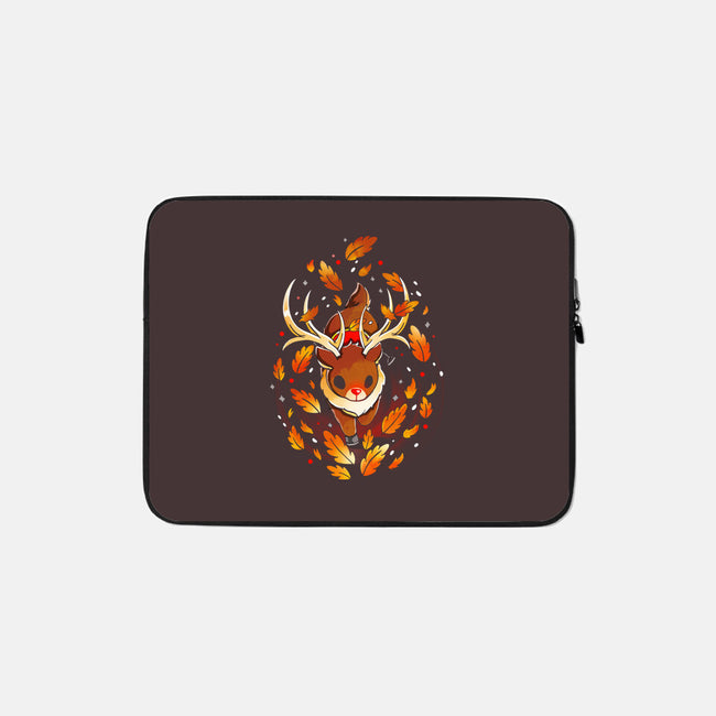 Magic Reindeer-none zippered laptop sleeve-Vallina84