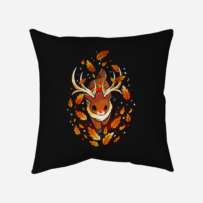 Magic Reindeer-none removable cover throw pillow-Vallina84