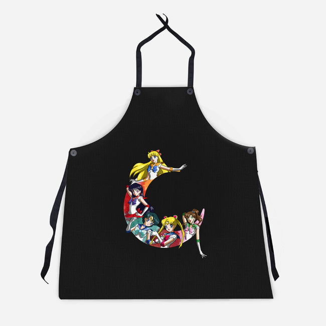 Sailors In Moon-unisex kitchen apron-nickzzarto