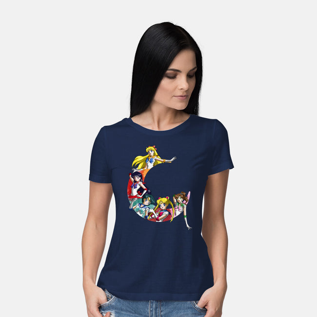 Sailors In Moon-womens basic tee-nickzzarto